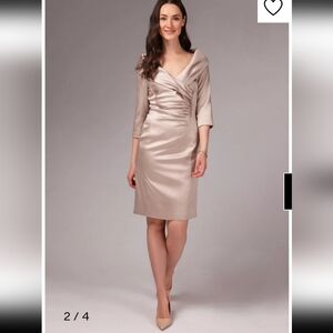 Kay Unger New York Elegant Beige Women's‎ Dress